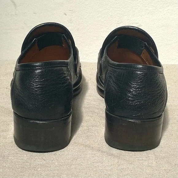 Gucci black brass horsebit union jack uk flag metallic loafers size 5 - Picture 8 of 11